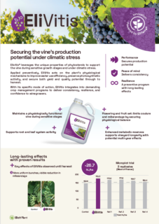 Product data sheet EliVitis
