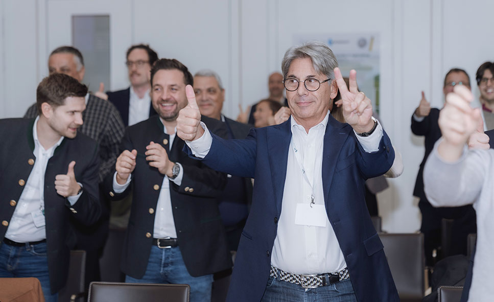 Ralph Beckers prix de la meilleure innovation lors du Water Agri Innovation Discovery Summit