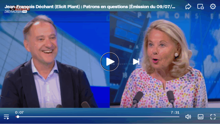 Jean-François Déchant (Elicit Plant) : Patrons en questions (Émission du 09/07/2025)