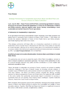 PR Elicit Plant x Bayer